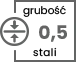grubość 0,5 mm